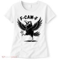 Funny Retro F CAW F Crow Raven Women's T-Shirt thumb 0