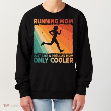 Funny Running For Wo Mom Marathoner Runner Coach Racing  Women's Sweatshirt