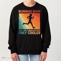 Funny Running For Wo Mom Marathoner Runner Coach Racing  Women's Sweatshirt thumb 0