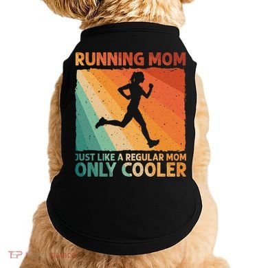Funny Running For Wo Mom Marathoner Runner Coach Racing  Doggie Tank