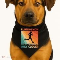 Funny Running For Wo Mom Marathoner Runner Coach Racing  USA-Made Doggie Bandana thumb 1