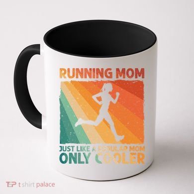 Funny Running For Wo Mom Marathoner Runner Coach Racing  Coffee Mug