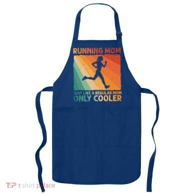 Funny Running For Wo Mom Marathoner Runner Coach Racing  Apron