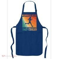 Funny Running For Wo Mom Marathoner Runner Coach Racing  Apron thumb 0