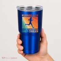 Funny Running For Wo Mom Marathoner Runner Coach Racing  Tumbler thumb 2