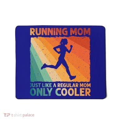 Funny Running For Wo Mom Marathoner Runner Coach Racing  Mousepad