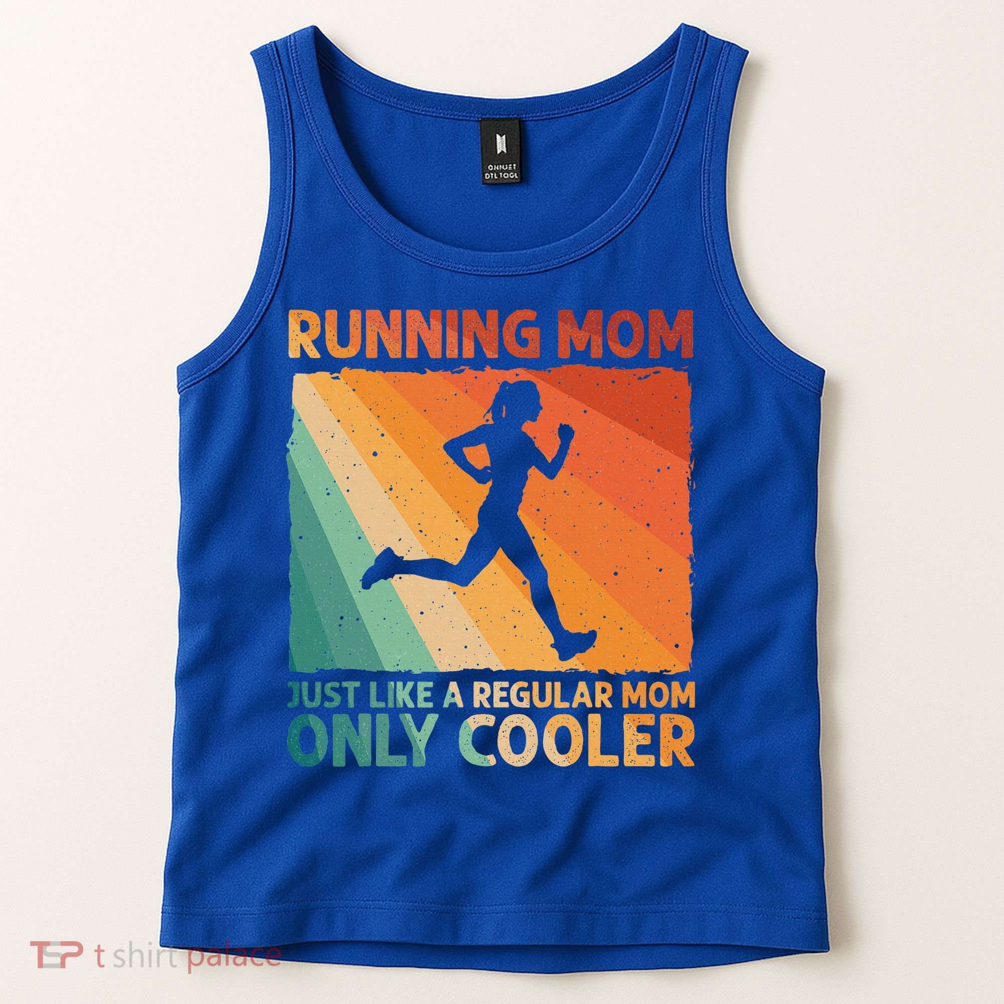 Funny Running For Wo Mom Marathoner Runner Coach Racing  Tank Top