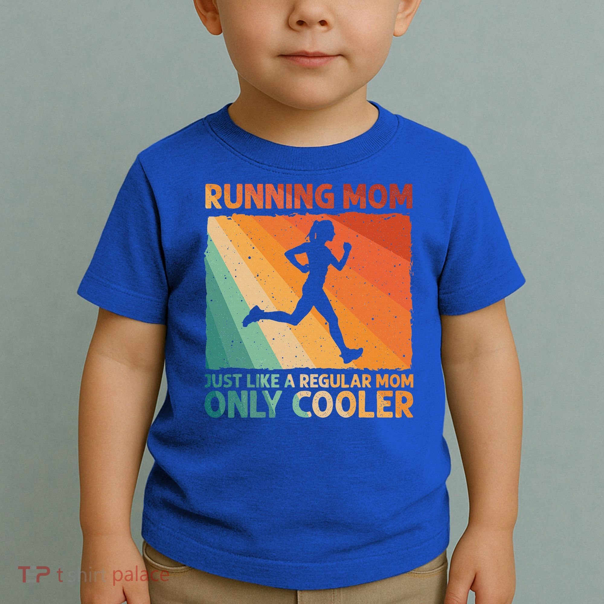 Funny Running For Wo Mom Marathoner Runner Coach Racing  Toddler T-Shirt