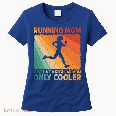 Funny Running For Wo Mom Marathoner Runner Coach Racing  Women's T-Shirt