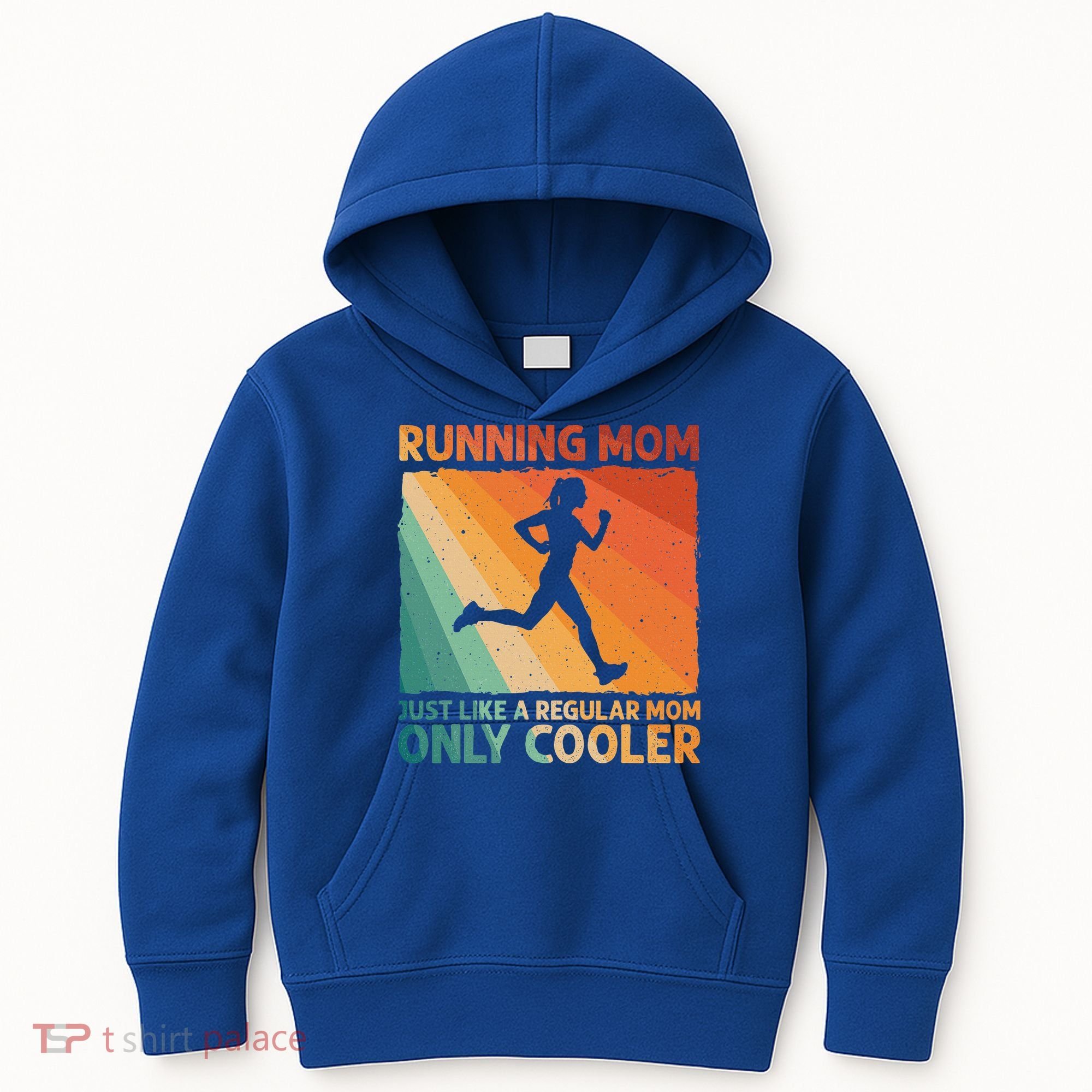 Funny Running For Wo Mom Marathoner Runner Coach Racing  Kids Hoodie