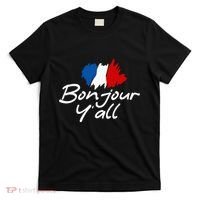 France Roots French Lover Bonjour YAll T-Shirt thumb 0