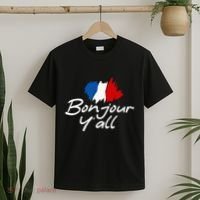 France Roots French Lover Bonjour YAll T-Shirt thumb 2