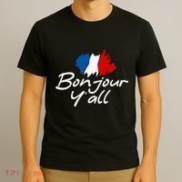 France Roots French Lover Bonjour YAll T-Shirt thumb 3
