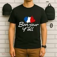 France Roots French Lover Bonjour YAll T-Shirt thumb 6