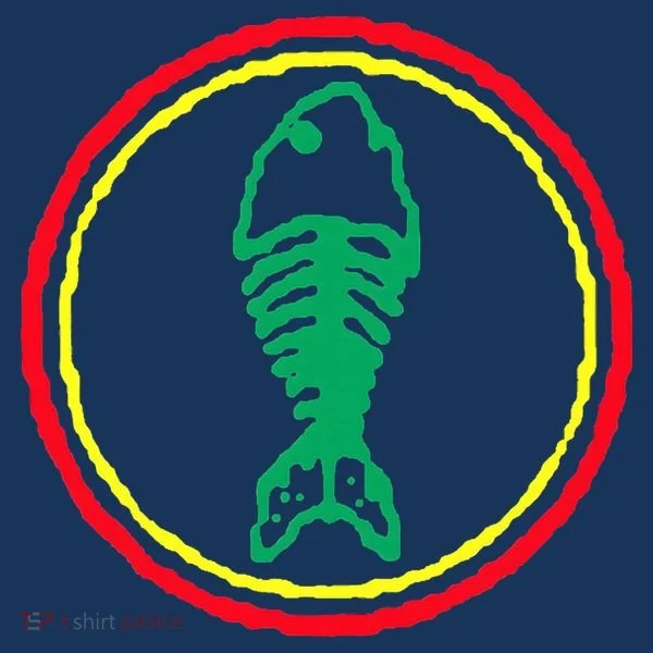 Fishbone Retro Fishing Lover Toddler Hoodie