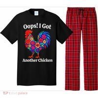 Floral Rooster Farm Animal Funny Oops I Got Another Chicken Pajama Set thumb 0
