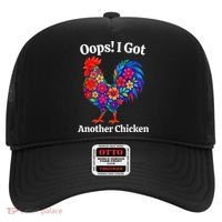 Floral Rooster Farm Animal Funny Oops I Got Another Chicken Hat thumb 0