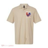 Floral Rooster Farm Animal Funny Oops I Got Another Chicken Polo thumb 0
