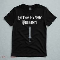 Funny Renaissance Festival Out Of My Way Peasants T-Shirt thumb 5