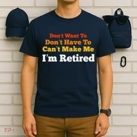 Funny Retirement For Adult, Sarcastic Graphic Tee T-Shirt thumb 6