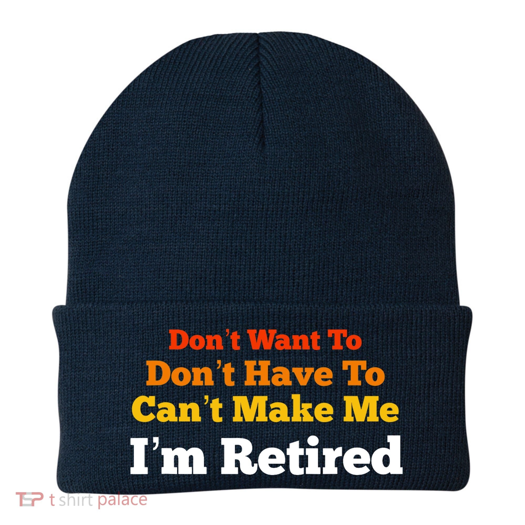 Funny Retirement For Adult, Sarcastic Graphic Tee Beanie