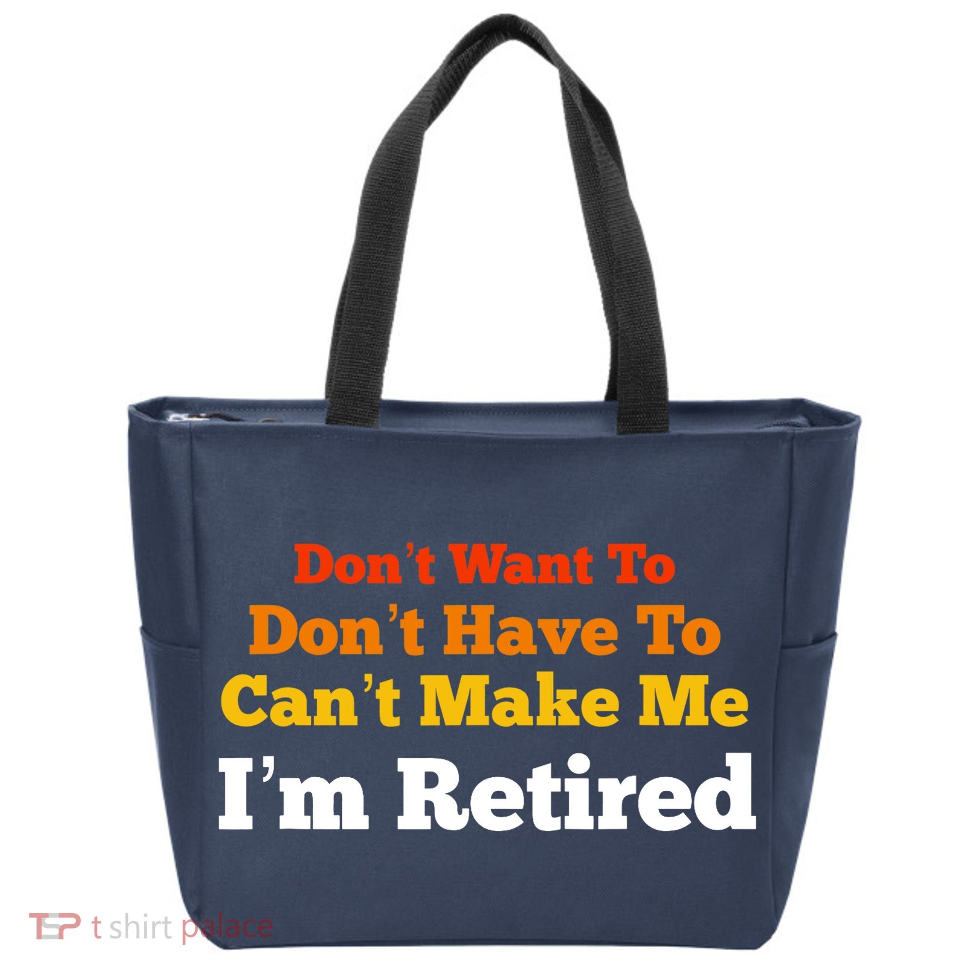 Funny Retirement For Adult, Sarcastic Graphic Tee Tote Bag