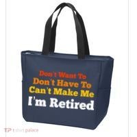 Funny Retirement For Adult, Sarcastic Graphic Tee Tote Bag thumb 3