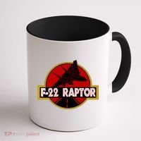 F22 Raptor Fighter Jet Coffee Mug thumb 1