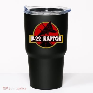 F22 Raptor Fighter Jet Tumbler