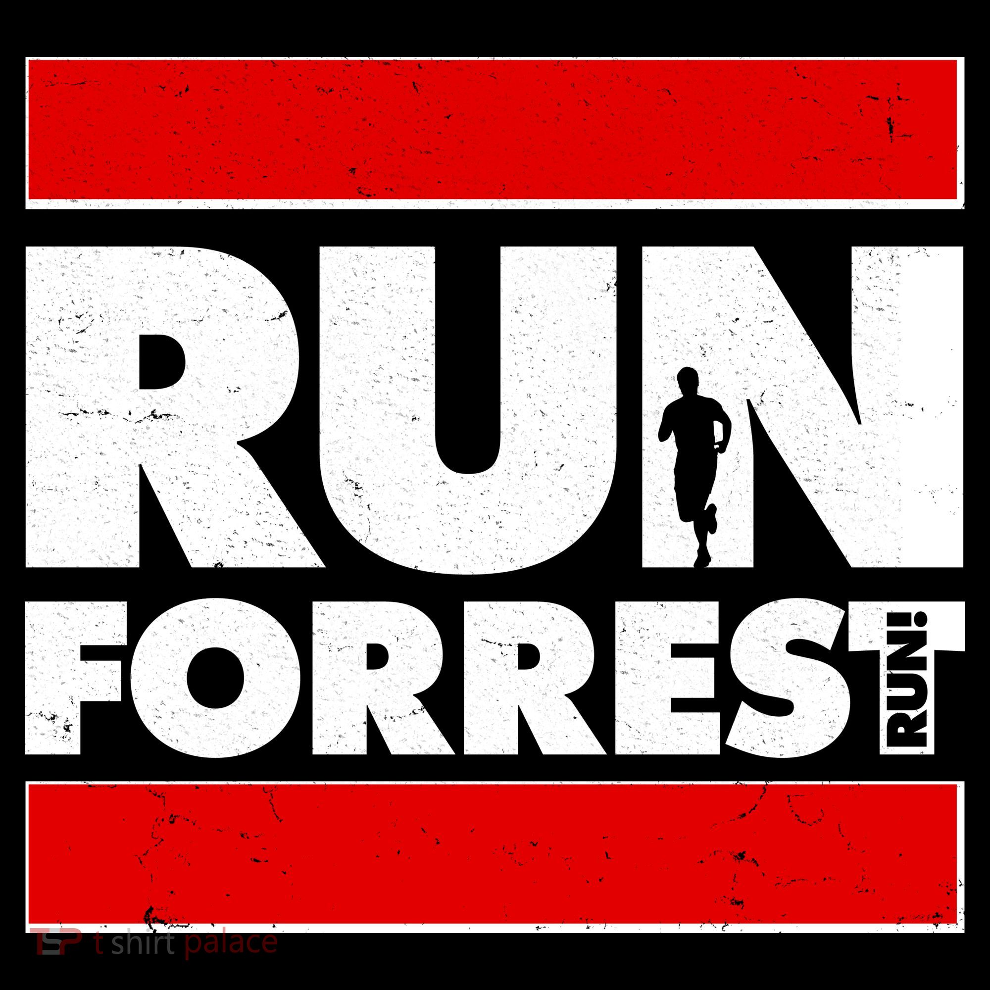 Funny Run Forrest Run Logo Backpack