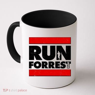 Funny Run Forrest Run Logo Coffee Mug