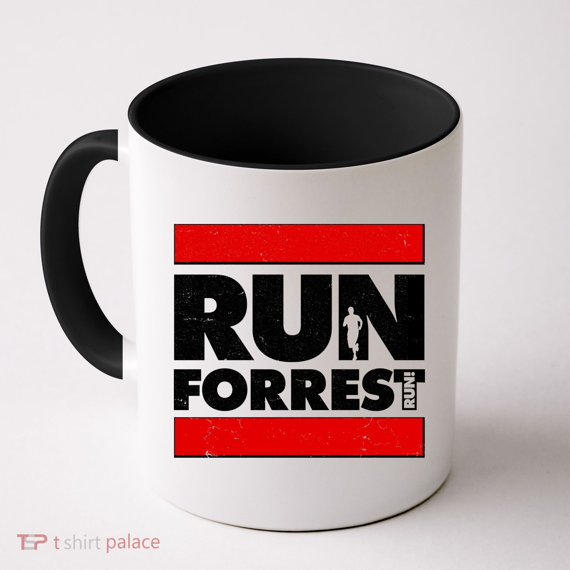 Funny Run Forrest Run Logo Coffee Mug