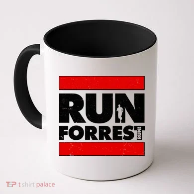 Funny Run Forrest Run Logo Coffee Mug