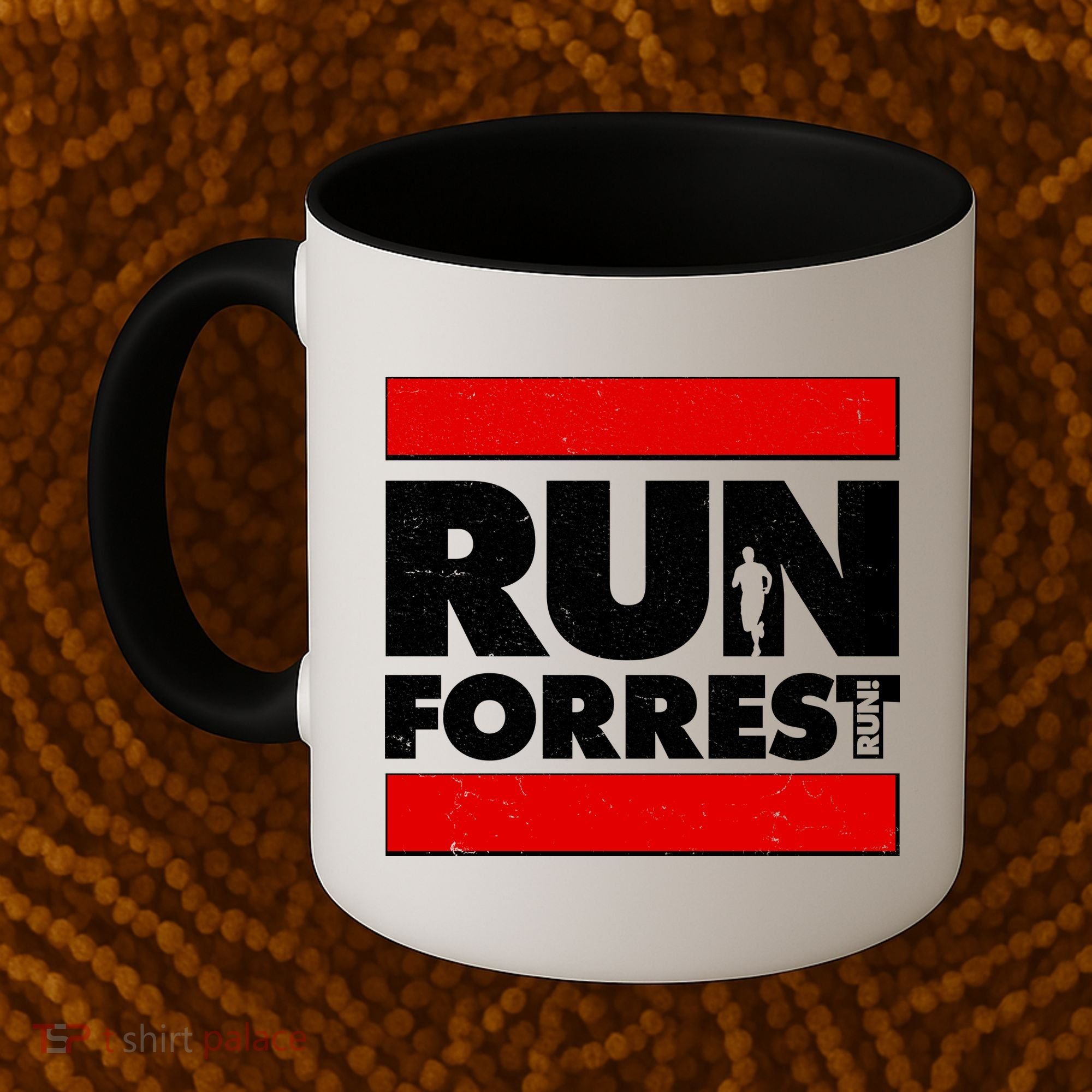 Funny Run Forrest Run Logo Coffee Mug