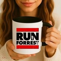 Funny Run Forrest Run Logo Coffee Mug thumb 3