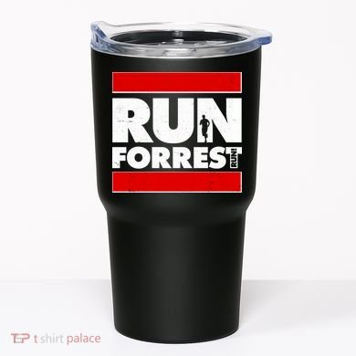 Funny Run Forrest Run Logo Tumbler