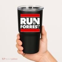 Funny Run Forrest Run Logo Tumbler thumb 2