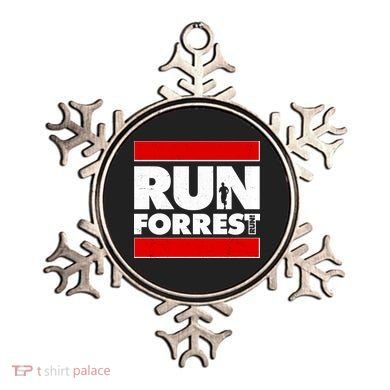 Funny Run Forrest Run Logo Ornament