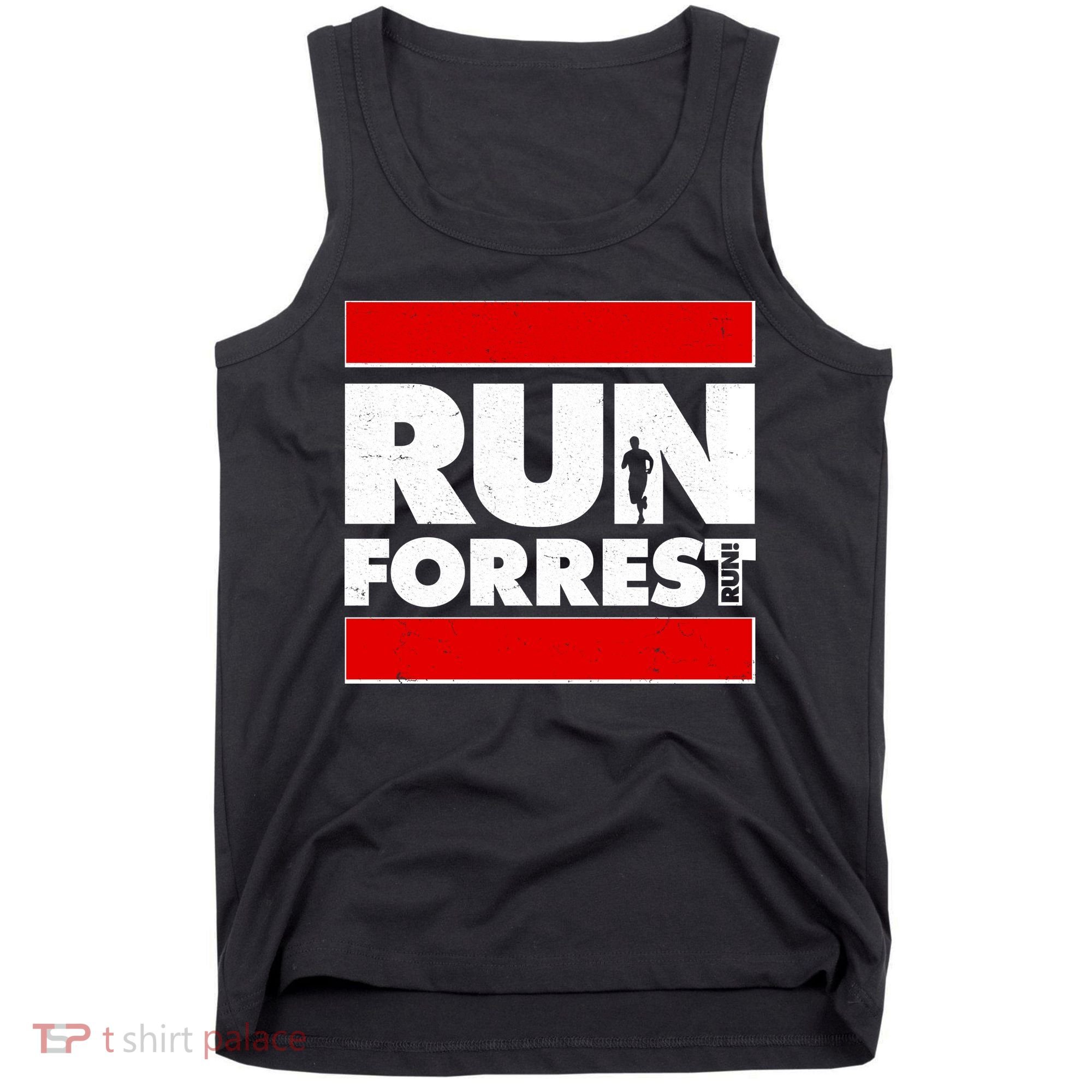 Funny Run Forrest Run Logo Tank Top