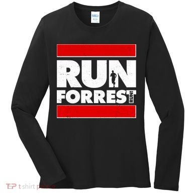 Funny Run Forrest Run Logo Women's Long Sleeve Shirt