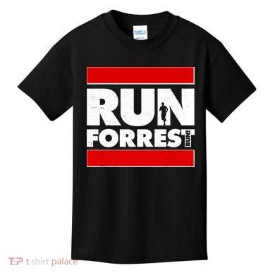 Funny Run Forrest Run Logo Kids T-Shirt