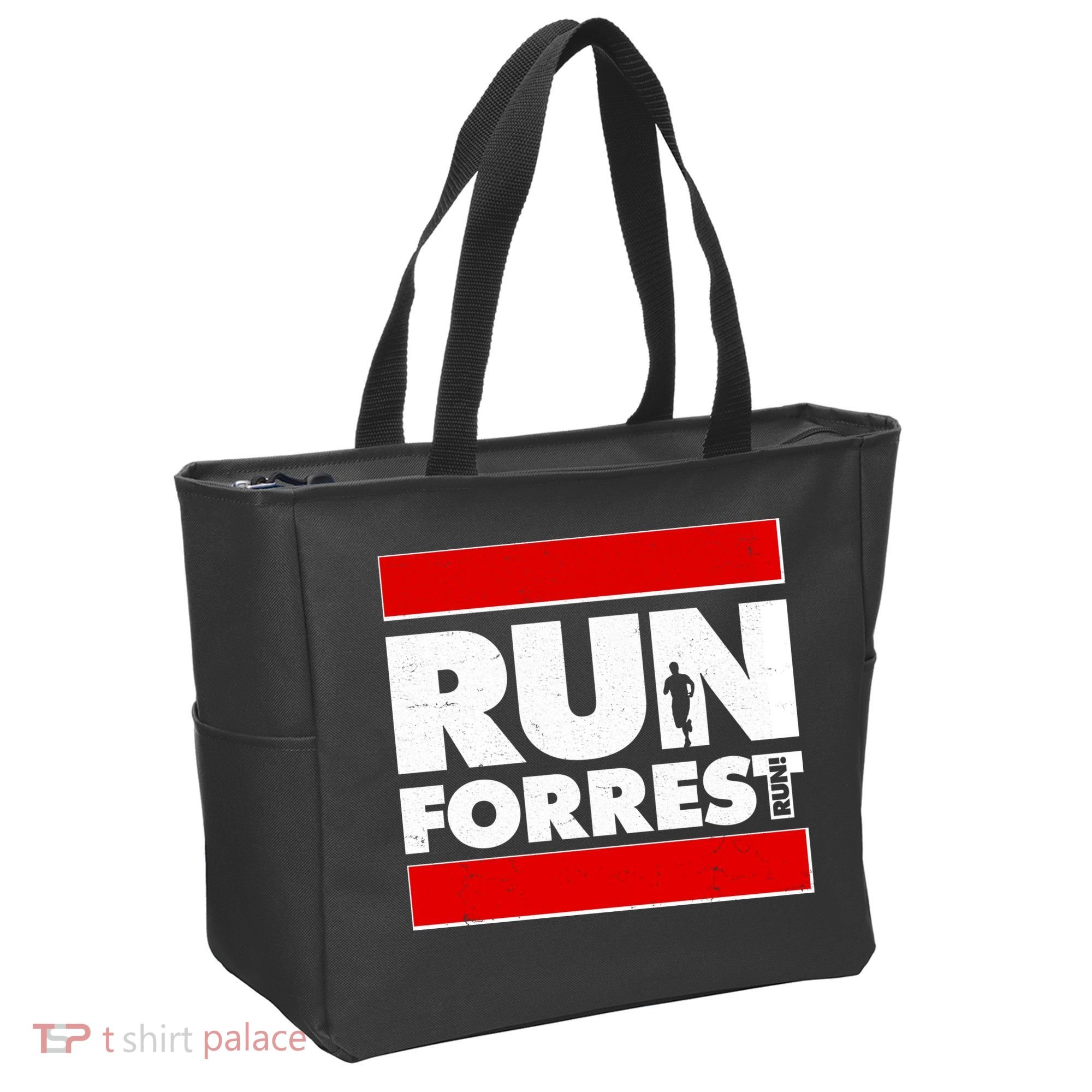 Funny Run Forrest Run Logo Tote Bag
