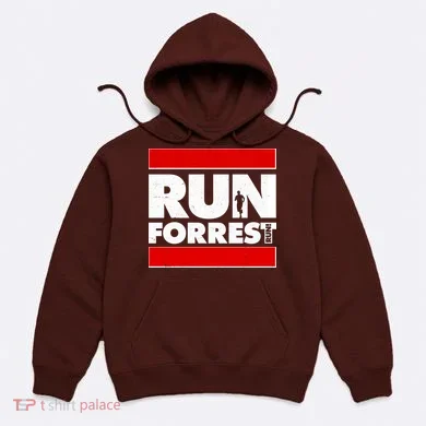 Funny Run Forrest Run Logo Hoodie