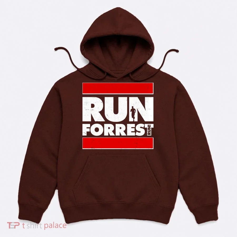 Funny Run Forrest Run Logo Hoodie