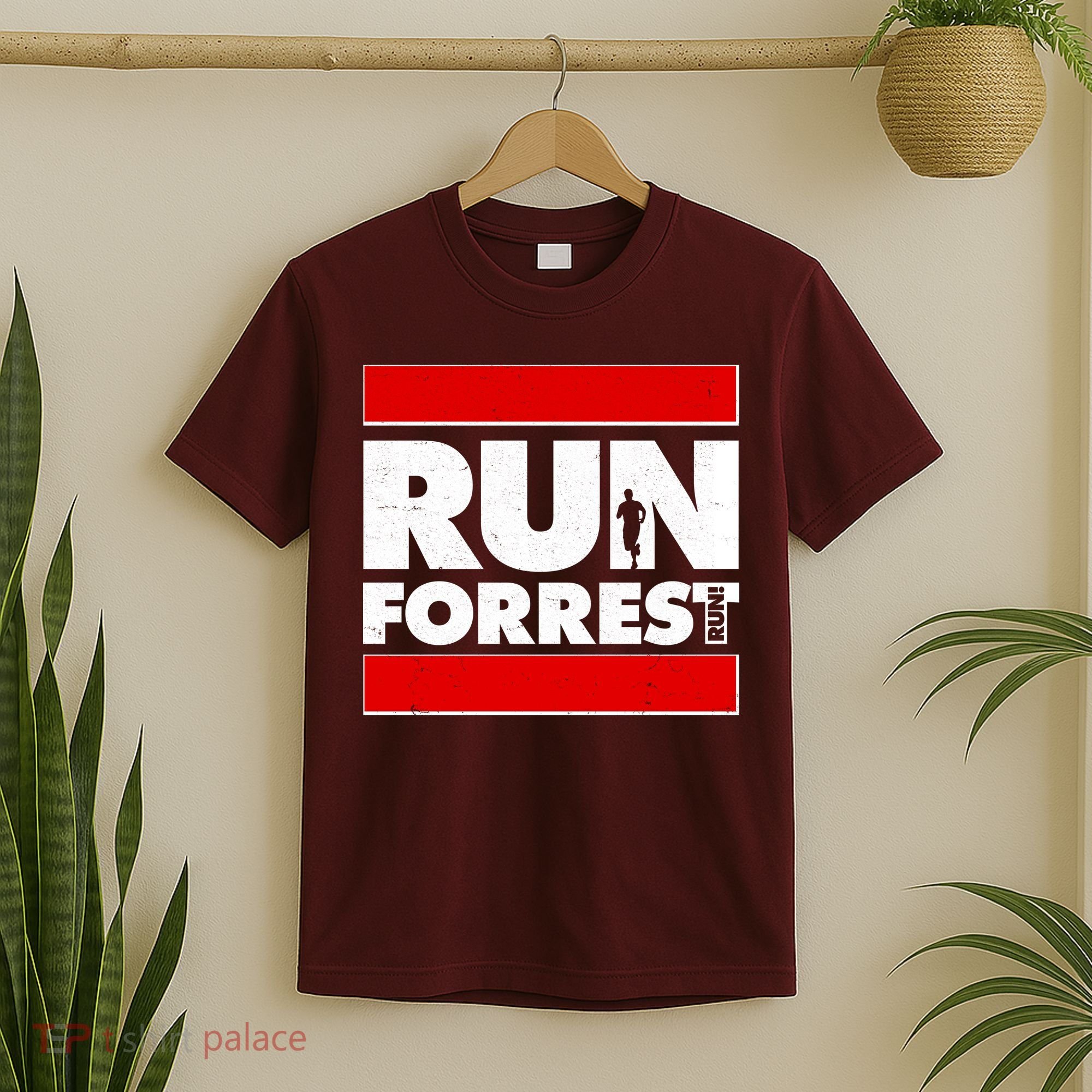 Funny Run Forrest Run Logo T-Shirt