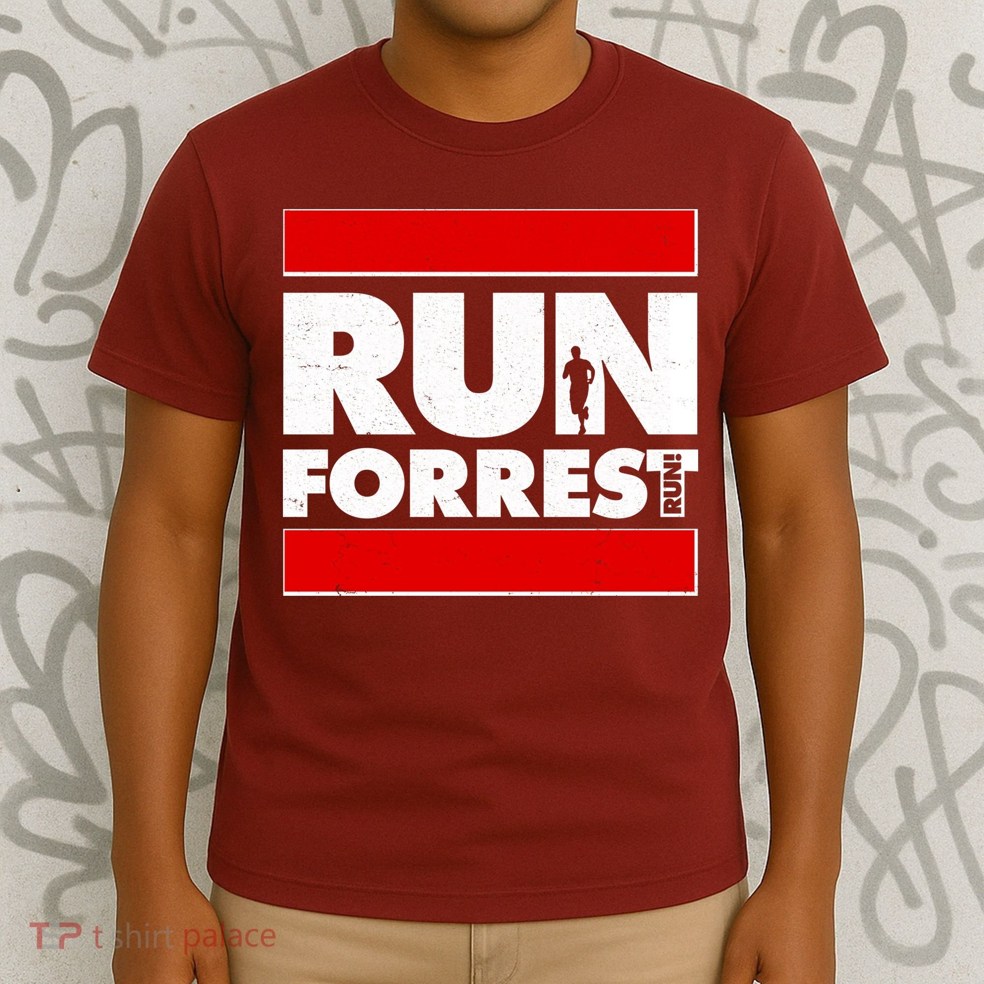Funny Run Forrest Run Logo T-Shirt