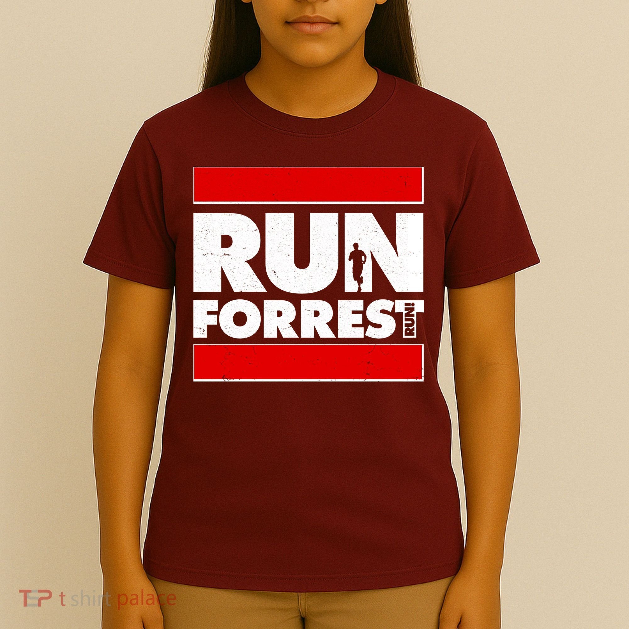Funny Run Forrest Run Logo T-Shirt