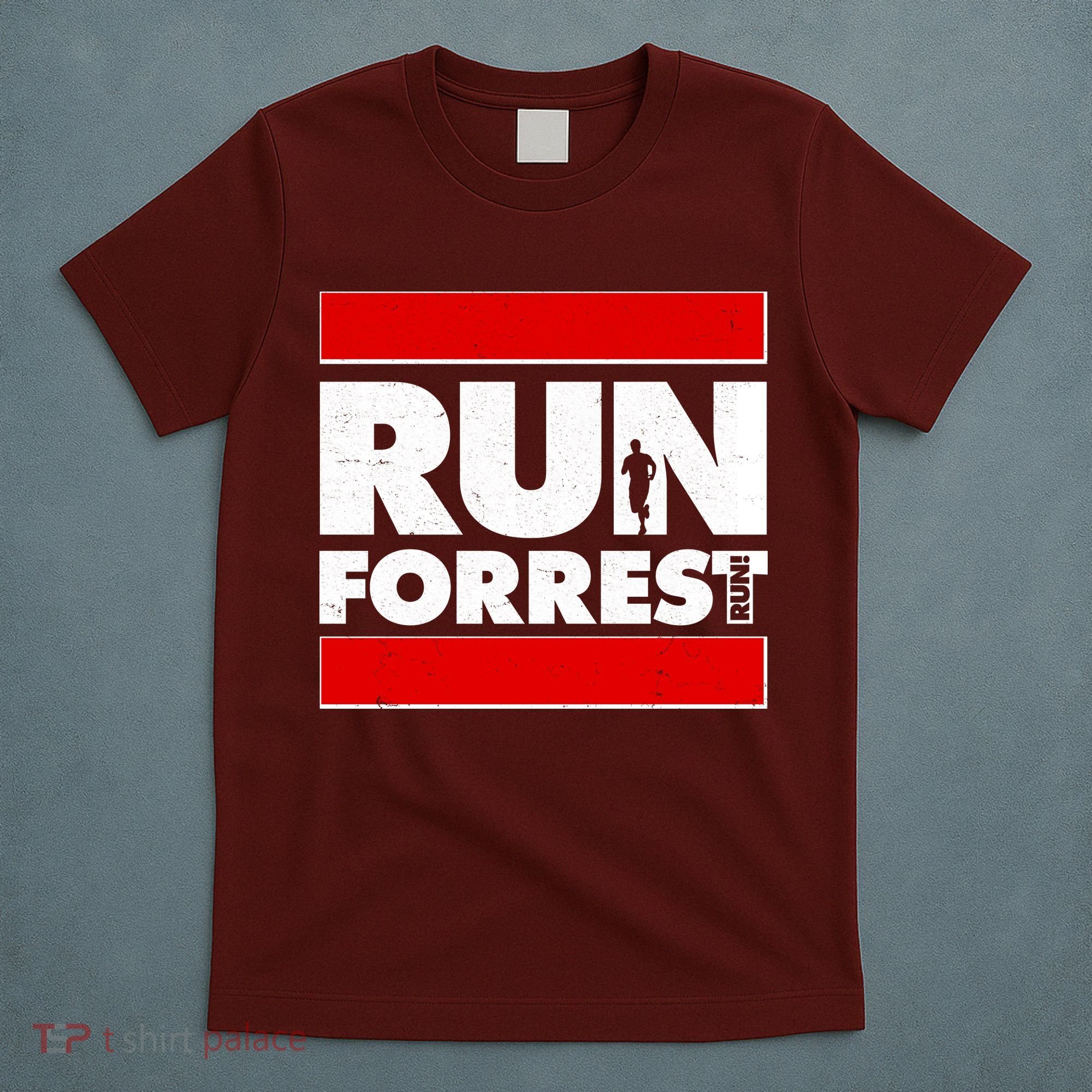 Funny Run Forrest Run Logo T-Shirt