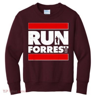 Funny Run Forrest Run Logo Kids Sweatshirt
