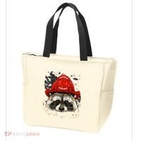 Firefighter Raccoon Fire Department Fireman Trash Panda Tote Bag thumb 3